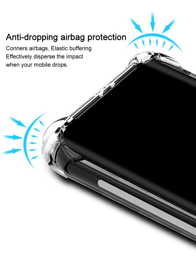 Funda a prueba de golpes con cojín de aire Oneplus Nord N200 CE N100 N10 5G 8T 8 7 7T 9 Pro 6 6T 5 5T 3 3T funda Airbag de silicona TPU para teléfono