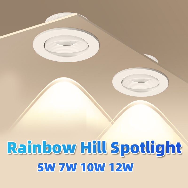downlights ledet dimbar innebygd taklampe romdekorasjon lysekrone energisparende 90-260v stk til hjemmeloft stue sengegavl