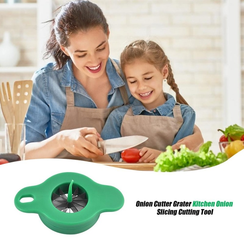 Plum Blossom Onion Cutter Multi-Function Stainless Steel Vegetable Chopper Slicer Kitchen Tools Mini Manual Food Utensil