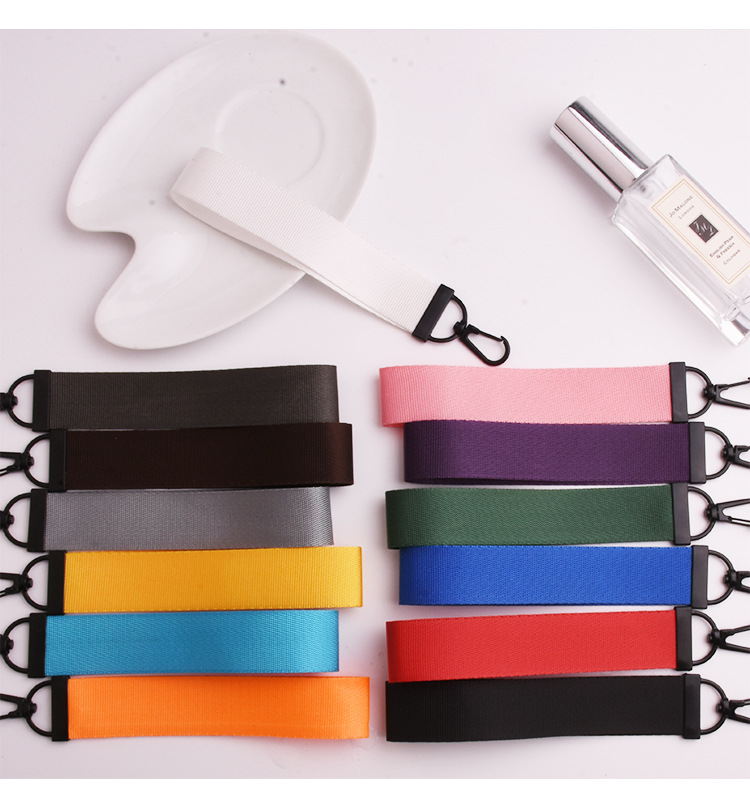 Llavero con tira de lona Simple, tela Oxford con personalidad, colgante de mochila escolar resistente, accesorios de ,