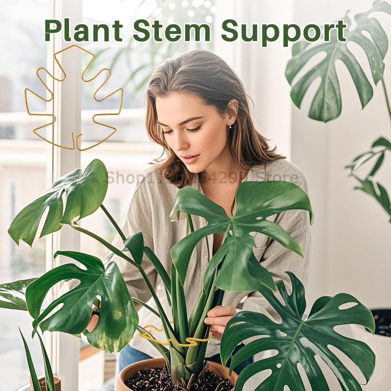 1/2/4Pcs Adjustable Metal Plant Support Climbing Stem Holder Stabilizer Grapple Trellis Vine Growth Household Garden Tool