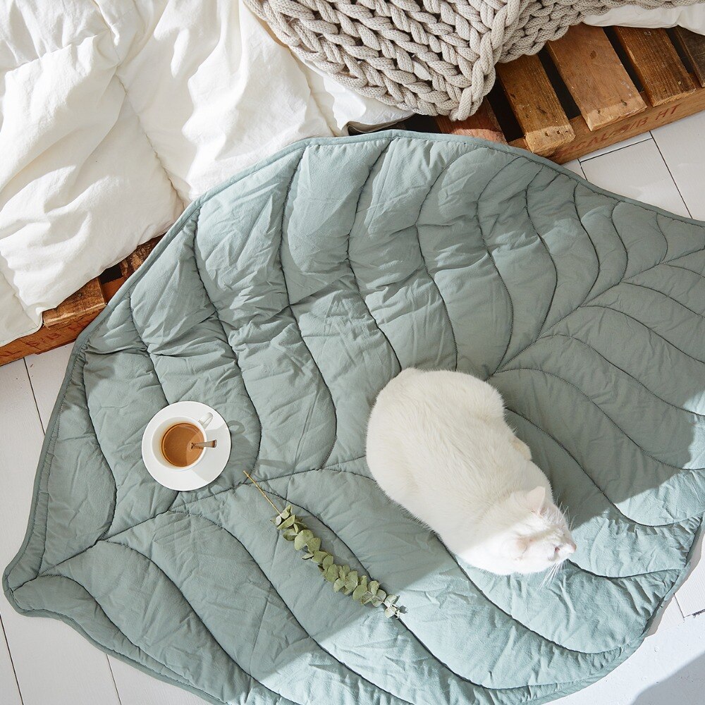 Nordic baby speelmat, gewassen katoenen gevoerde baby vloermat, baby speelmat tipi mat