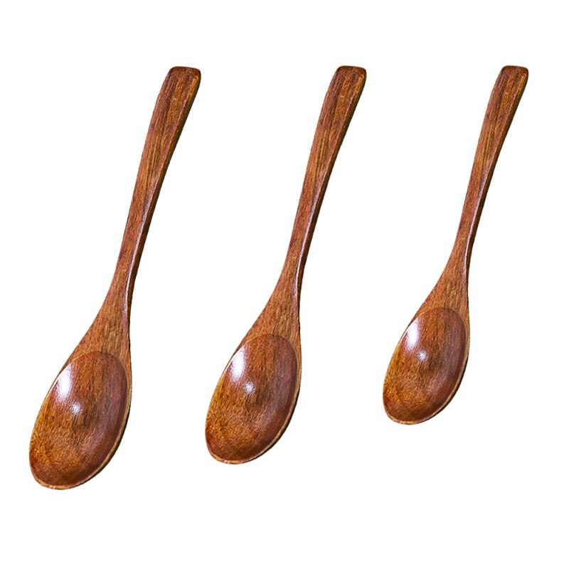 Kitchen Wooden Seasoning Spoon Coffee Stirring Spoons Honey Spoon Household Tableware Supplies Kitchen Tools