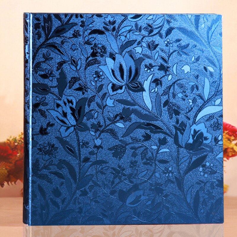 600 Pockets Gold Color Photo Album Holds Premium -Frame Cover Family Wedding Anniversary Baby Vacation Bound Multi-Directional