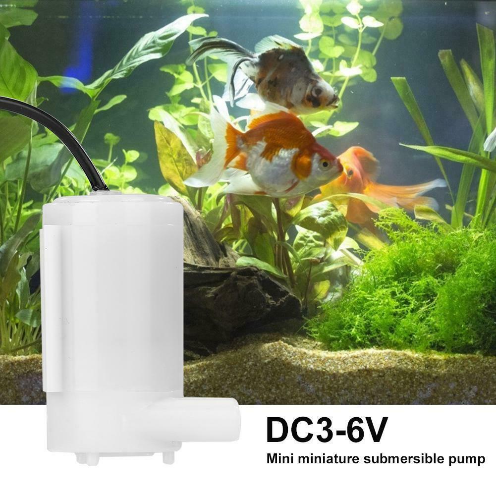 Lydløs mini vandpumpe  dc3 v 5 v 6 v 9v solar lader dc vandpumpe: Amfibisk