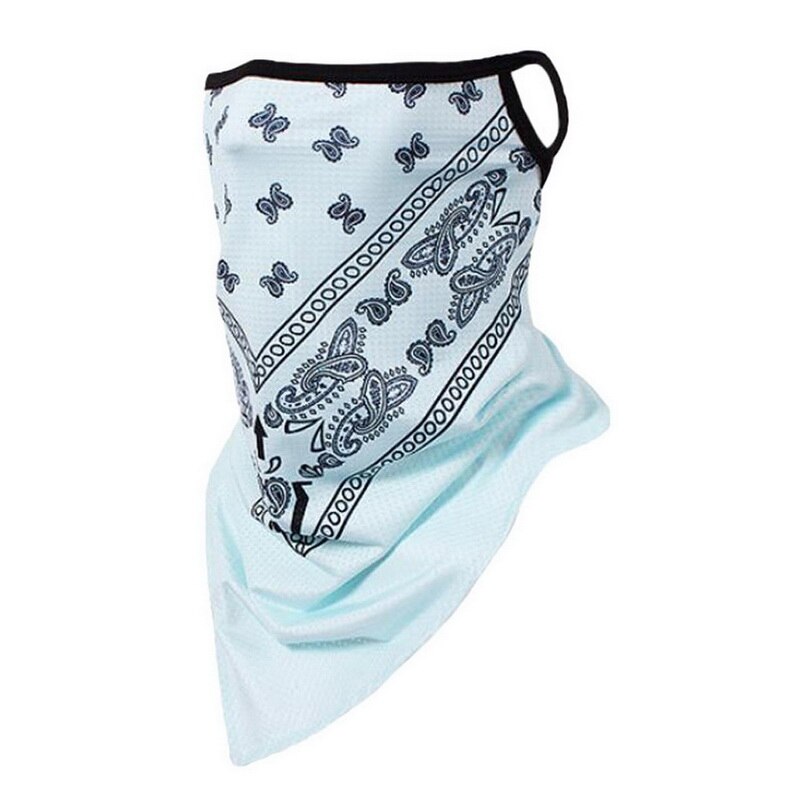 Unisex kvinder herre åndbar trekant bandana halvt ansigt halstørklæde mænd kvinder tørklæde: A8