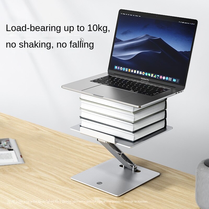 Laptop Stand Portable Gaming Notebook Aluminum Alloy Cooling Folding Lift Office Stand Computer Stand Chromebook