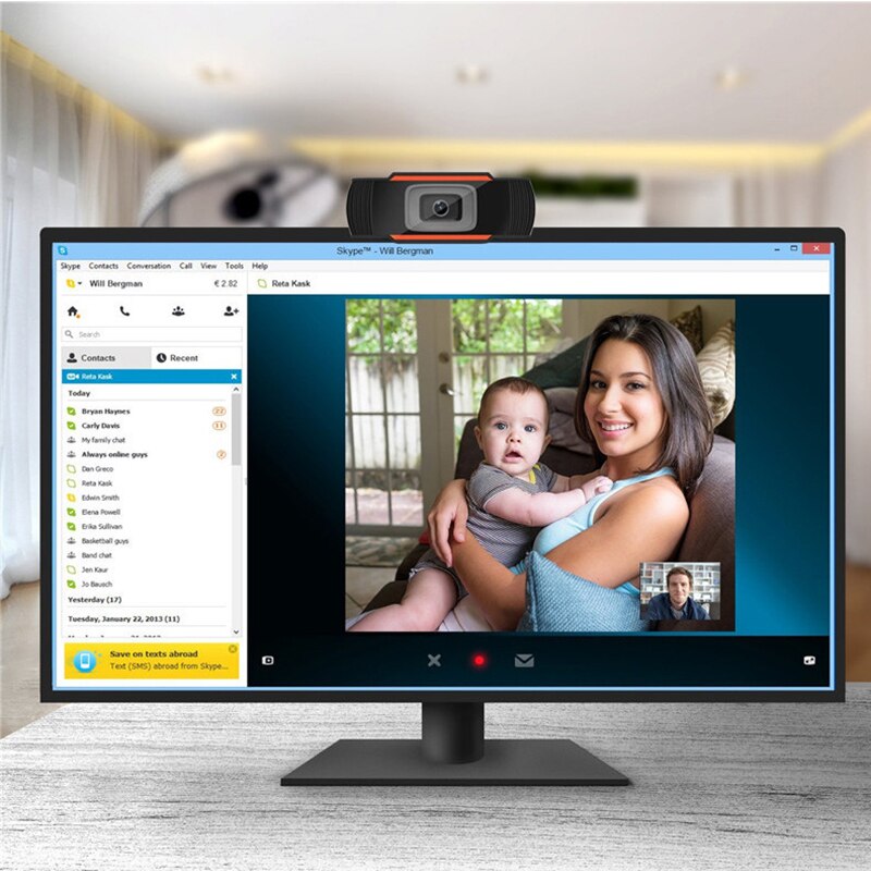 480P/720P/1080P HD Webcam With Microphone 30FPS USB Web Camera CMOS PC Computer Mini Web Cams For Indoor Live Work Conference