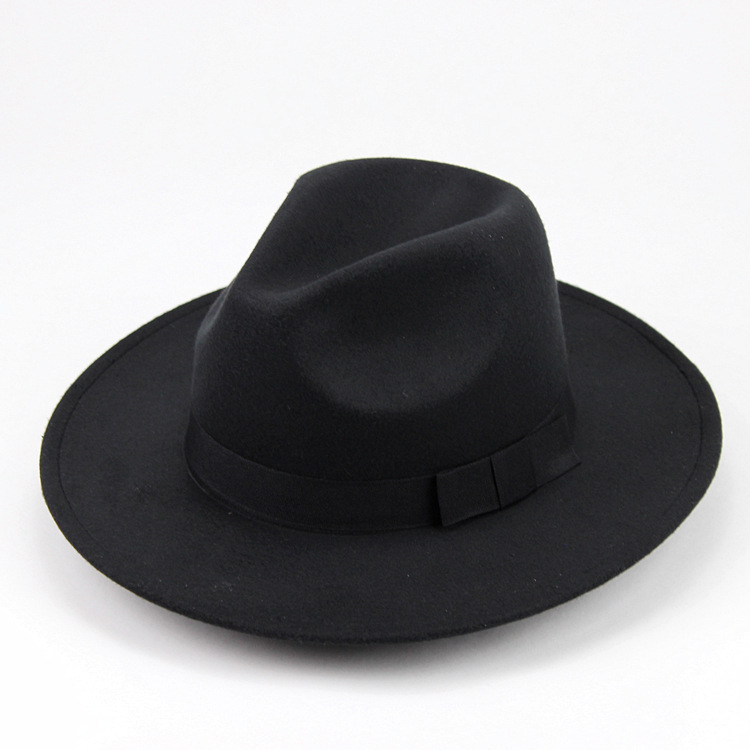 Black Top Hat for Men Felt Tuxedo Costume Coachman Dress Up Fedoras Hats