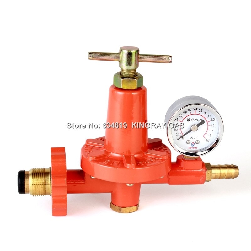 medium pressure gas relief valve with display meter gas middle pressure reducing valve external screw valve