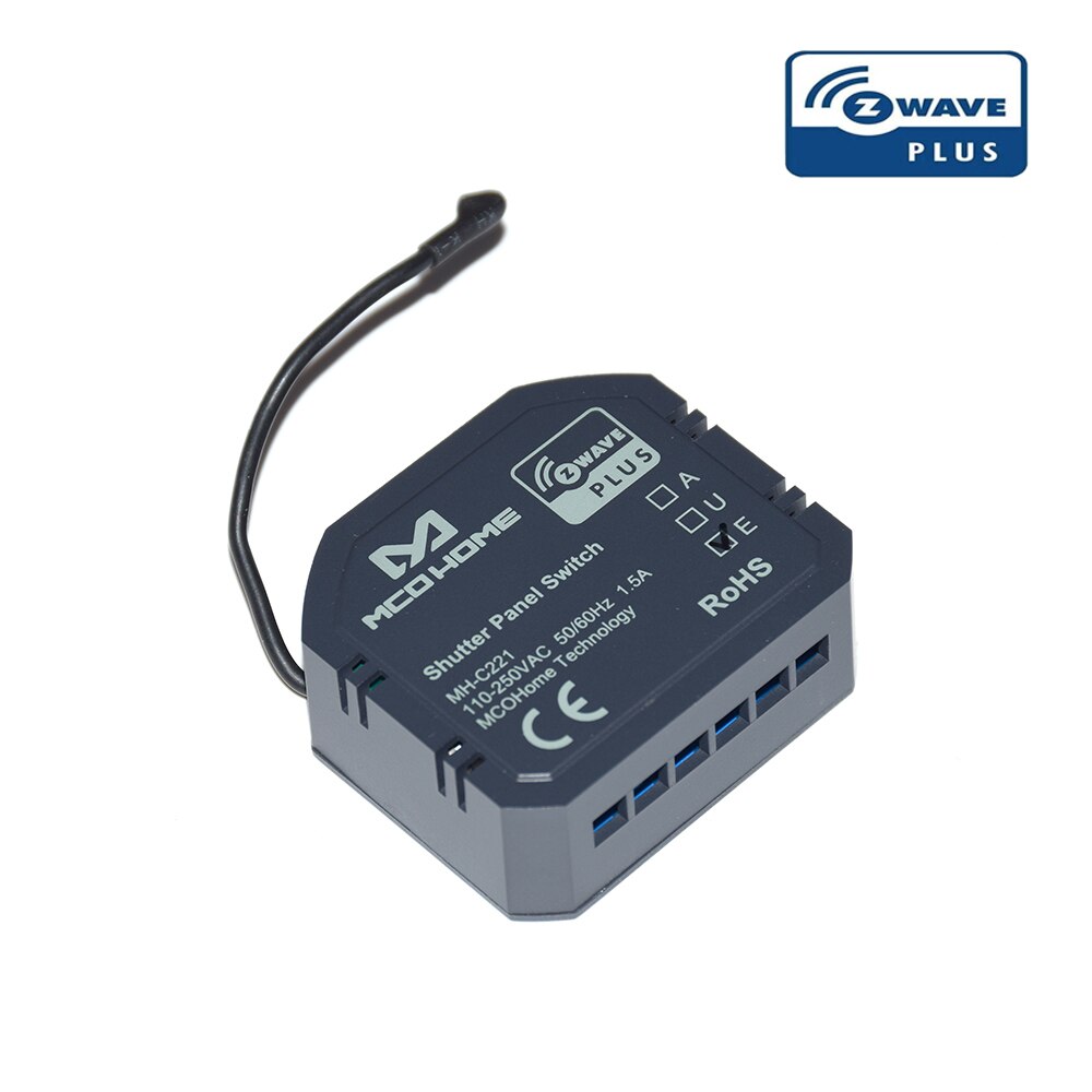 Módulo de persiana enrollable z-wave Plus, dispositivo MCO HOME C221 con función de medición de energía para motor de CA asíncrono monofásico