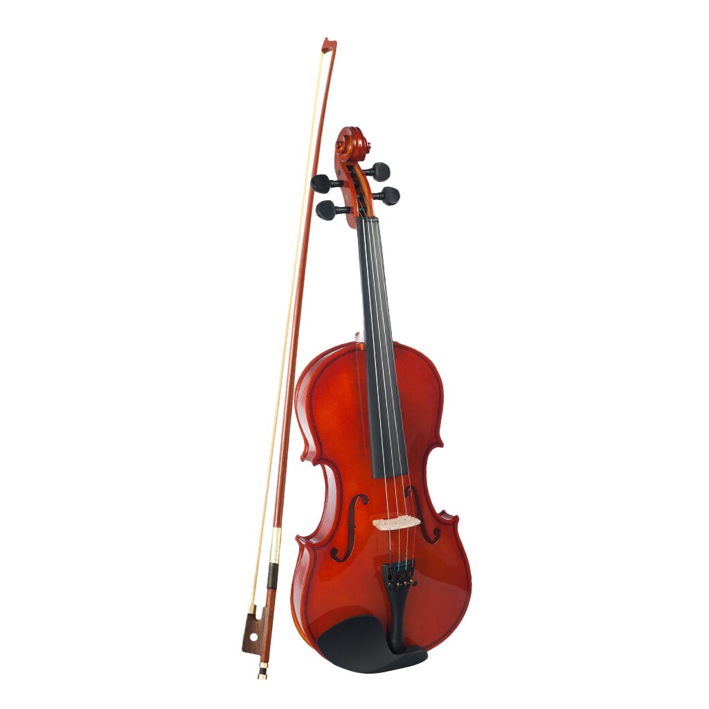 Lovoski Acoustic Violin 4/4 Full Size Wood Fiddle with Bow Carry Case