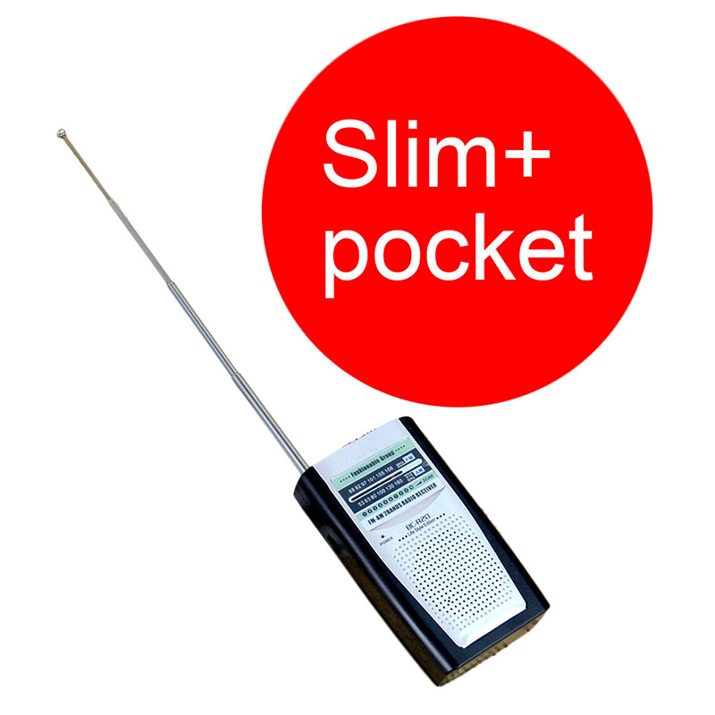 Multifunctionele Radio Fm Mini Radio Draagbare Radio Handheld Mini AM Digitale FM Telescopische Antenne Radio Pocket Wereld Ontvanger