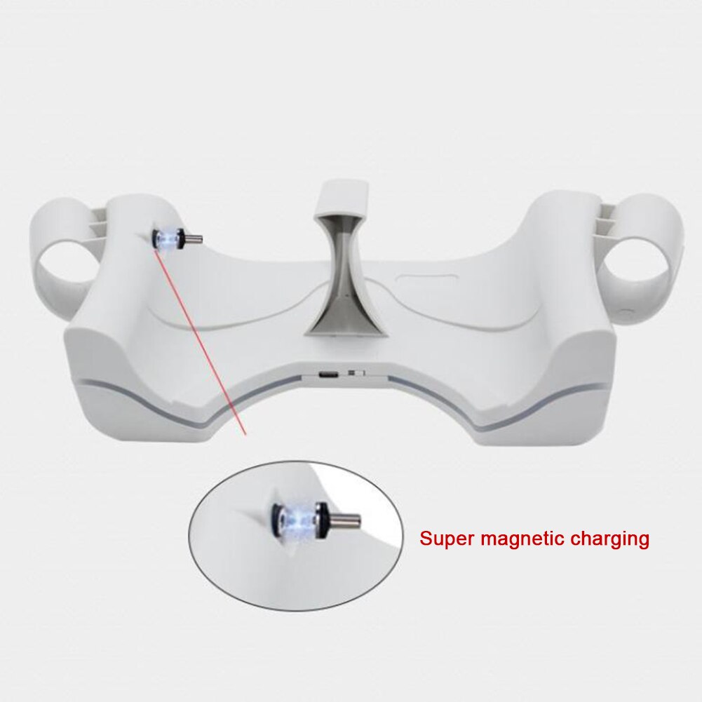 VR Glasses Charger Kits for Oculus Quest 2 VR Headset Charger Station Magnetic Desktop Charging Dock Kit