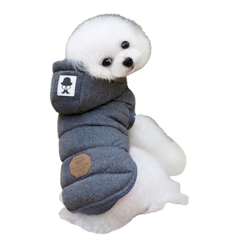 Sweat à capuche confortable pour chien, vêtement d'hiver pour chiot, veste respirante et coupe-vent pour chien, pour propriétaire d'animaux de compagnie