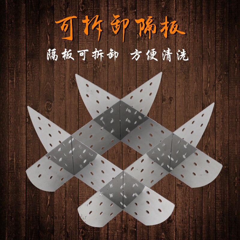 Verdikking roestvrij staal sichuan chongqing chafing dish sudoku pittige pot soep stoofpan pan chinese fondue kom