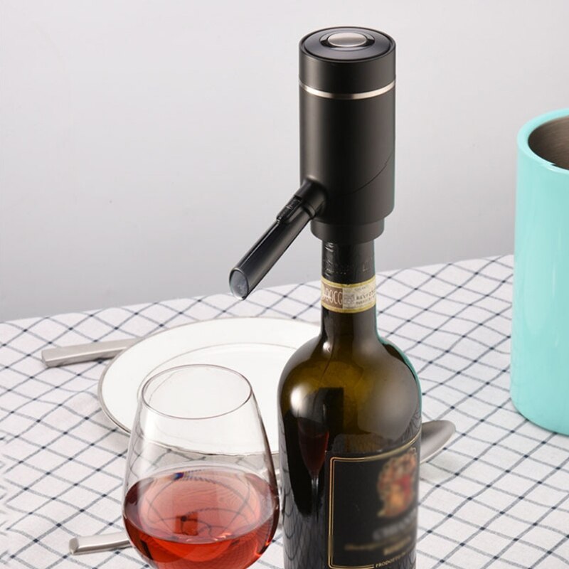 Décanteur à bec verseur automatique électronique, dispositif Portable d'aération rapide du vin Q1JB