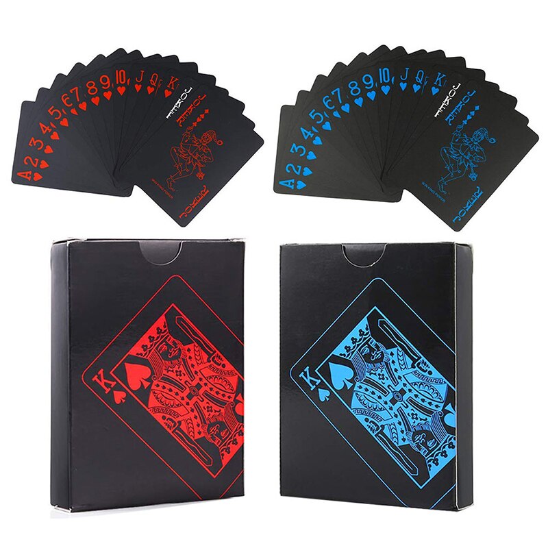 Waterproof Playing Cards Collection Plastic Decks Card Table Games Family Game Poker Cards AN88