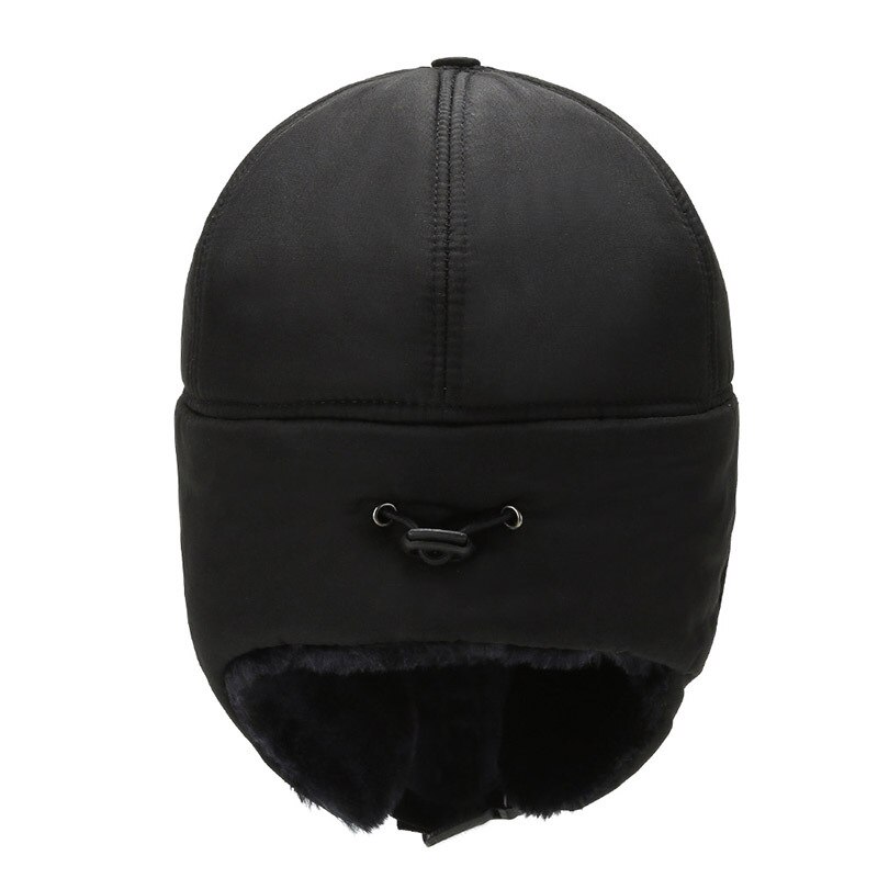 Trend Winter Thermische Bomber Hoeden Mannen Vrouwen Gehoorbescherming Oorbeschermers Voelde Masker Gezicht Winddicht Ski Cap Dikker Paar Oorkleppen Hoed