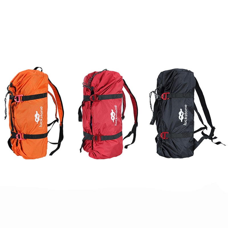 Outdoor Nylon Rock Climbing Rope Bags Lightweight Shouder Strap Ropes Storage Bag Portable Folding Waterproof Storage Pouch