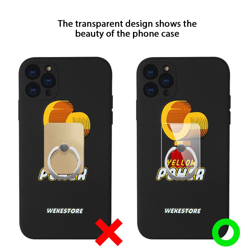 360 Universal Mobile Phone Holder Transparent Alien Animal Foldable Finger Ring Mobile Phone Grip tok Holder Stand Phone Grip