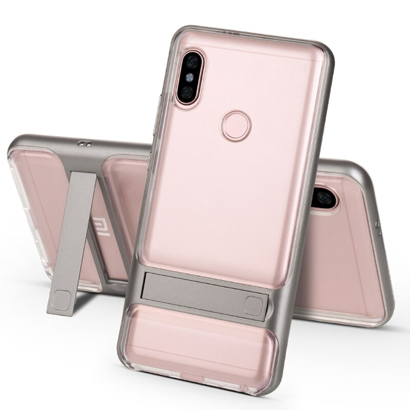 Coque de protection complète pour Xiaomi, compatible modèles Redmi Note 5 Pro, Note 5 Pro, Version globale, avec béquille arrière