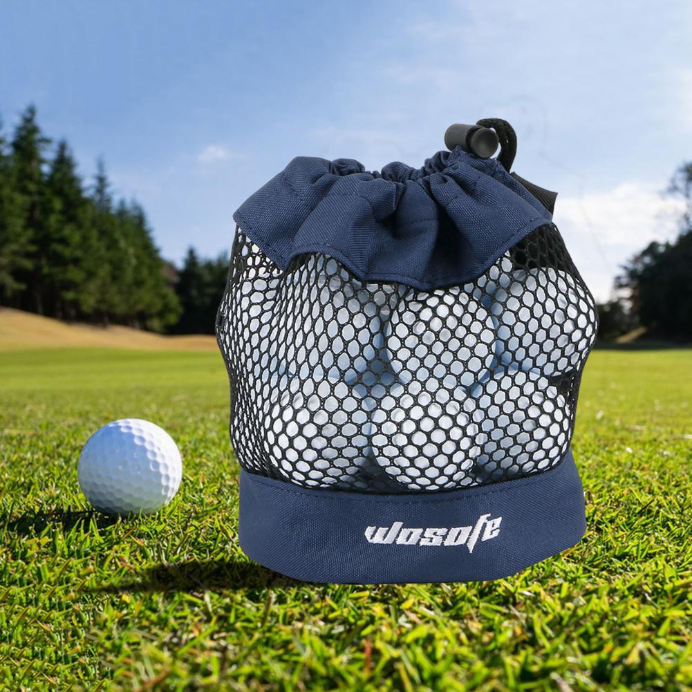 Golfbal Opbergtas Met Hangende Gesp Grote Capaciteit Golfbal Draagtas Draagbare Golf Accessoire Organizer Pouch