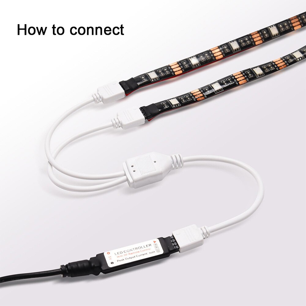 4 Pin RGB Led Connector Cable 1 to 2/ 1 to 3/ 1 to 4 RGB RGBW 4Pin Splitter Cable for 3528 5050 LED Strip light