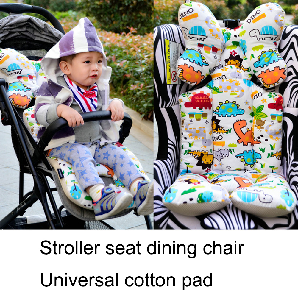 Cojín para cochecito de bebé con estampado, cojín cálido, cojín, colchón, funda de almohada, carrito de niño, cojín grueso para silla con ruedas, cojín