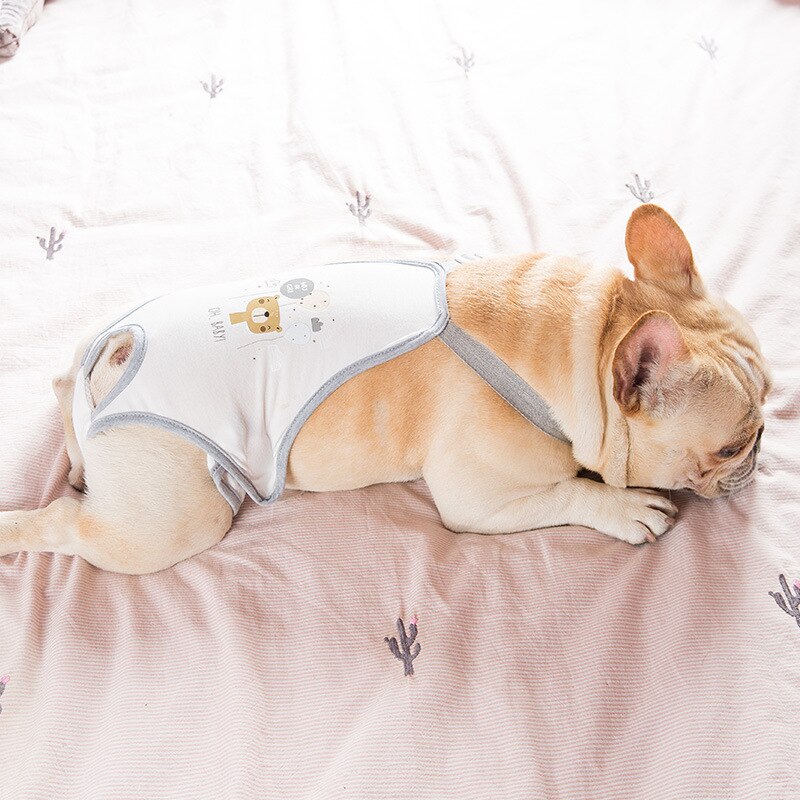 Lov kamp fysiologiske bukser bulldog menstruationsbukser tæve kvindelige hund sanitære bukser anti-chikane kæledyr hund sikkerhedsbukser