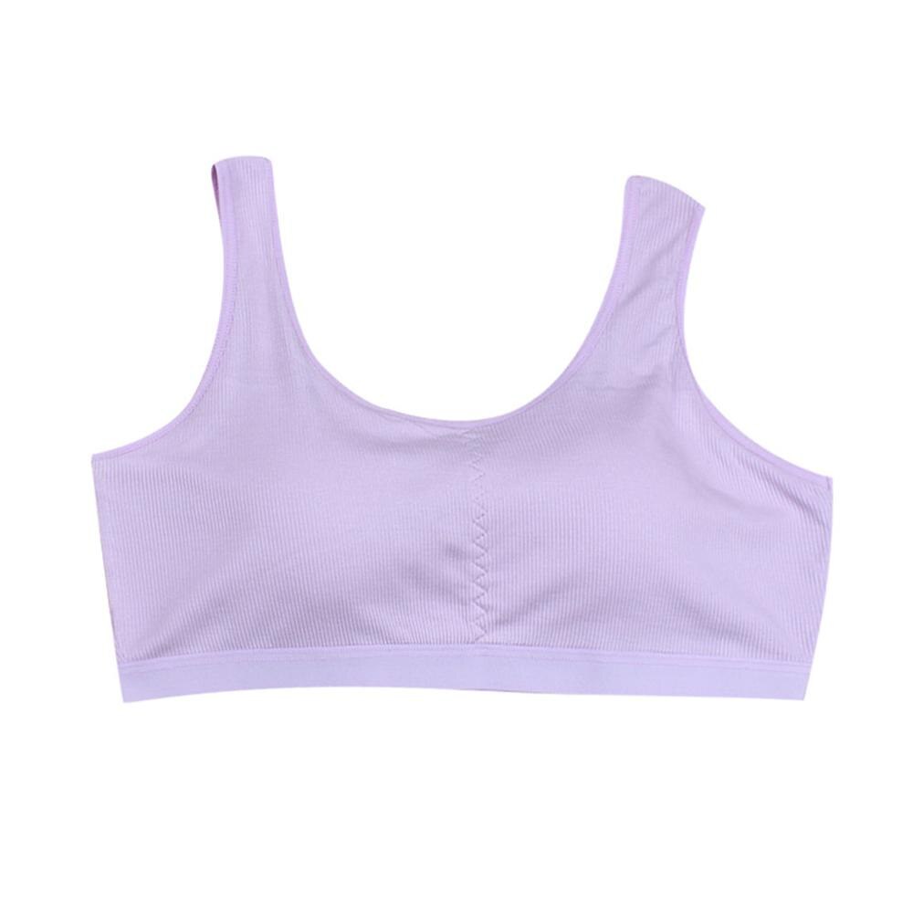Kids Girls Underwear Bra Vest Children Underclothes Sport Undies Clothes Kids Thin Cup Young Girl Bra N4: A