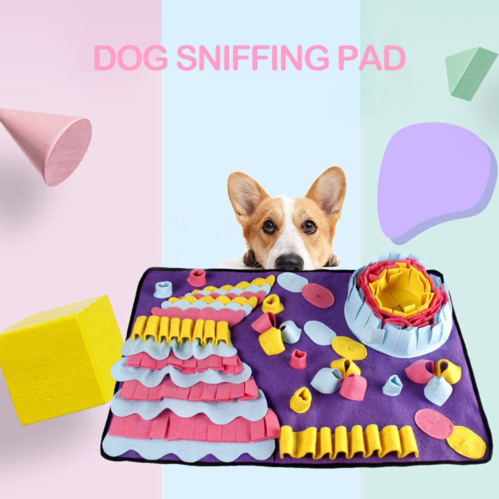 Dog Feeding Mat Training Mat Non-slip Foraging Skills Energy Pressure Release Training Smell Machine Washable Work Blanket