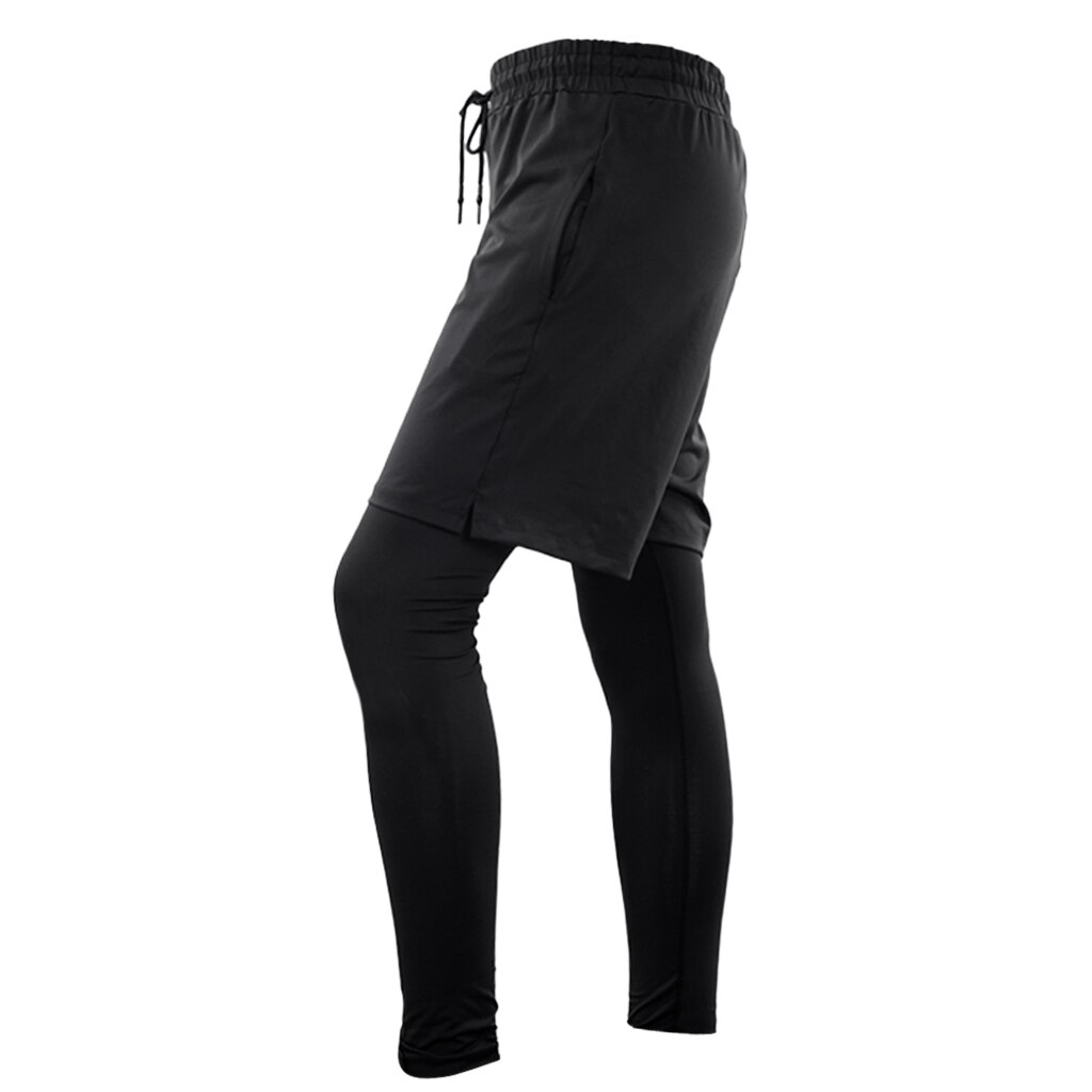 Men Sports Leggings Fitness Pants Quick Dry Running Compression Sports Pants for Rock Climbing Running Water Sports Cycling