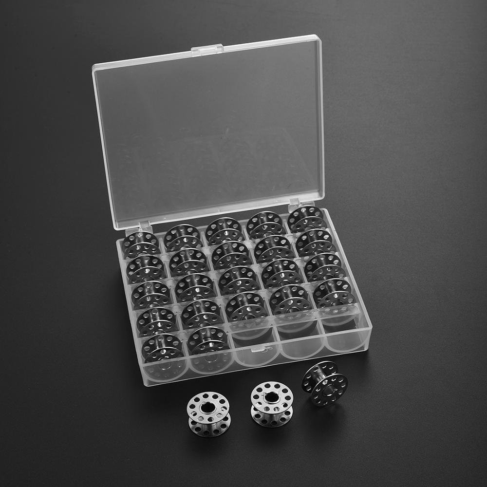 Sewing Bobbins Box Set Bobbin Case Stitch Machine Spools Sewing Supplies Storage Box For Sewing Tools Accessories