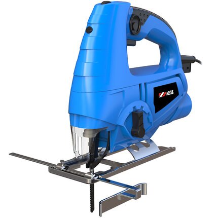 550W Electric Jigsaw Woodworking Electric Jigsaw Metallic Timber Plasterboard Cutting Tool, 10 Saw Blades