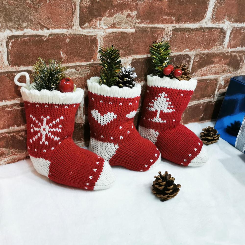 Plaid julestrømpe juletasker juleindretning til hjemmet julepynt natal noel navidad indretning år