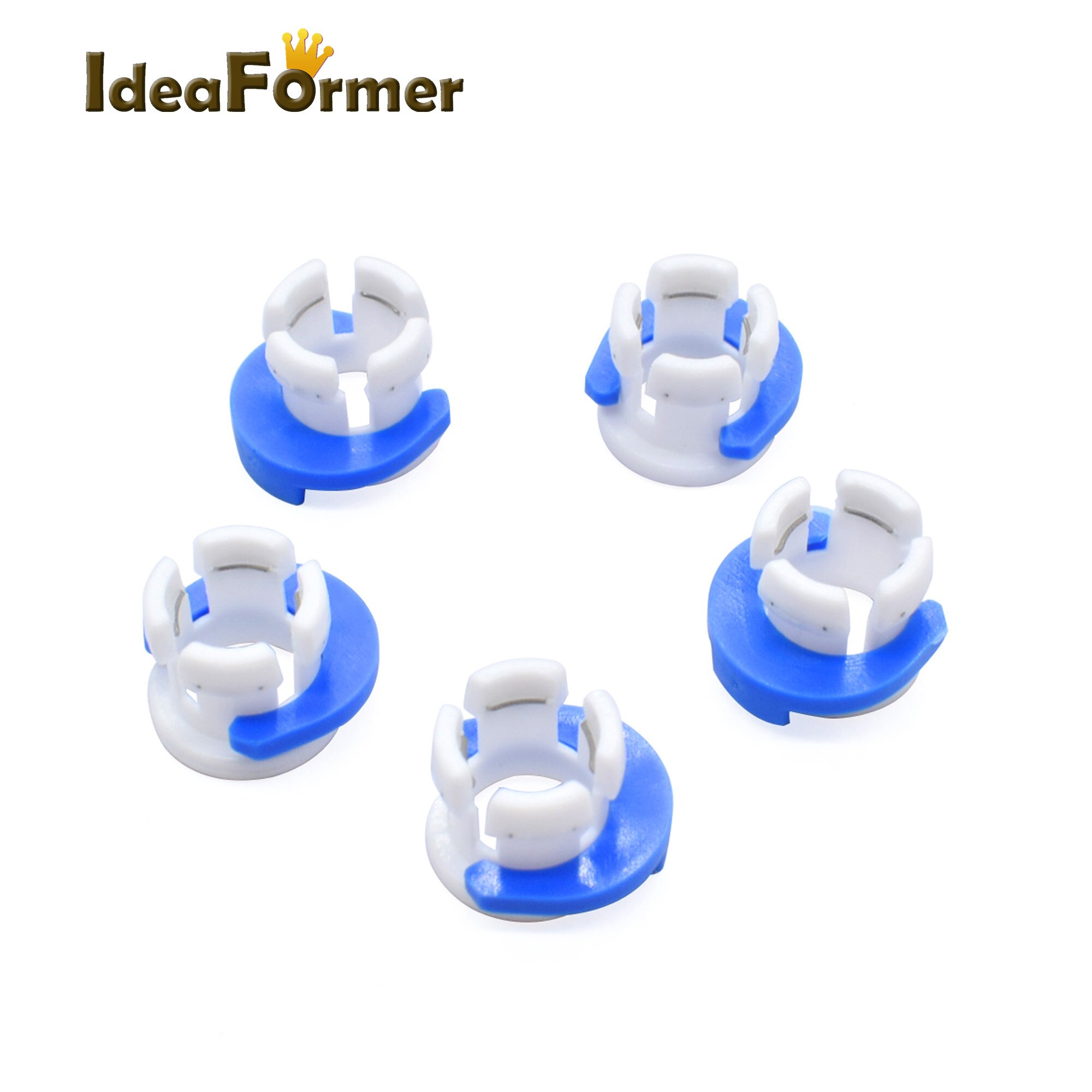 10Pcs Ultimaker 2 UM2 Connector Bore 6mm PTFE tube Coupling Collet and Clamp Clip Set 3D Printer parts for 3.0mm filament.