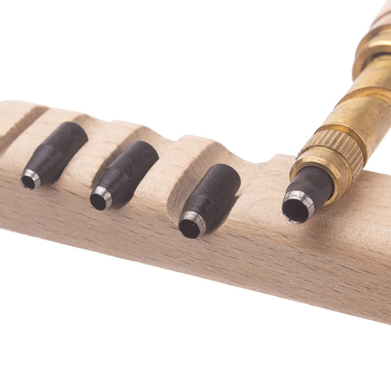 1 zestaw DIY pas automatyczny dziurkacz cichy dziurkacz wielofunkcyjny skórzany rzeźba dziurkacz skórzany dziurkacz okrągły dziurkacz