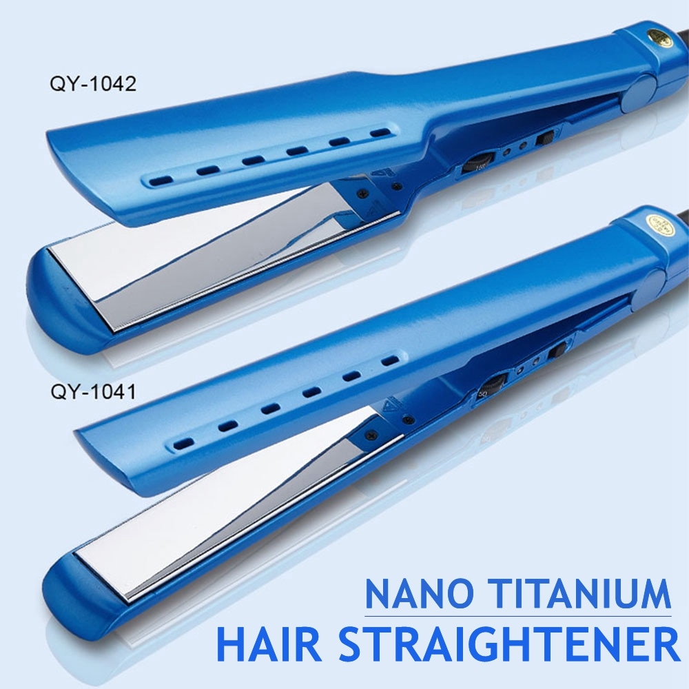 Redresseur de cheveux rapide échauffement cheveux fer ondulation pour cheveux peigne défrisants Nano titane alliage fers