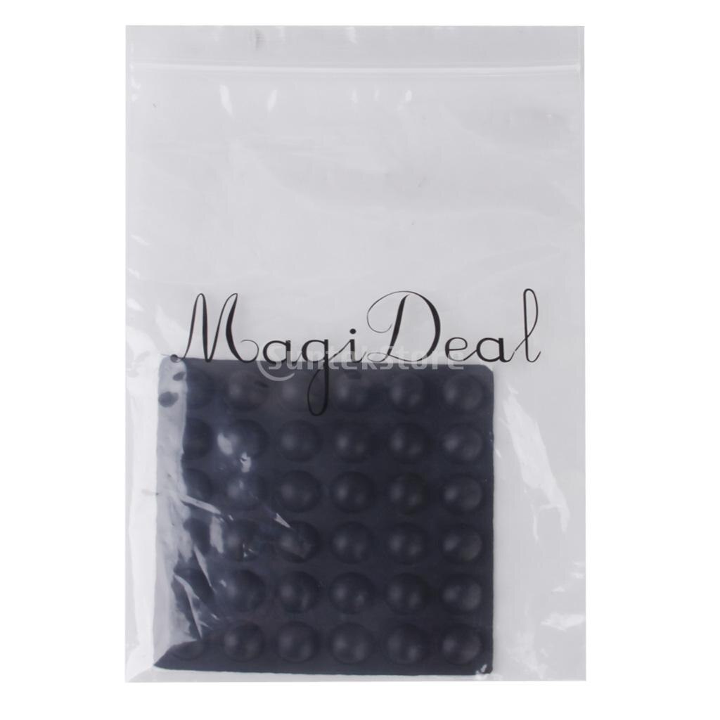Sorbothane Hemisphere Rubber Bumpers, 1" Diameter, 70 Durometer, Adhesive Backed - 8 Pack - View #3