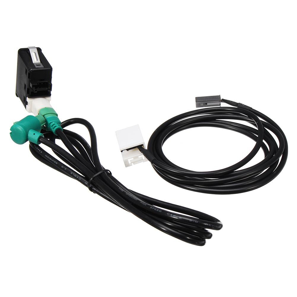 Bil aux usb stik kontakt med kabel til bmw  e60 e61 e63 e64 e87 e90 e70 f25
