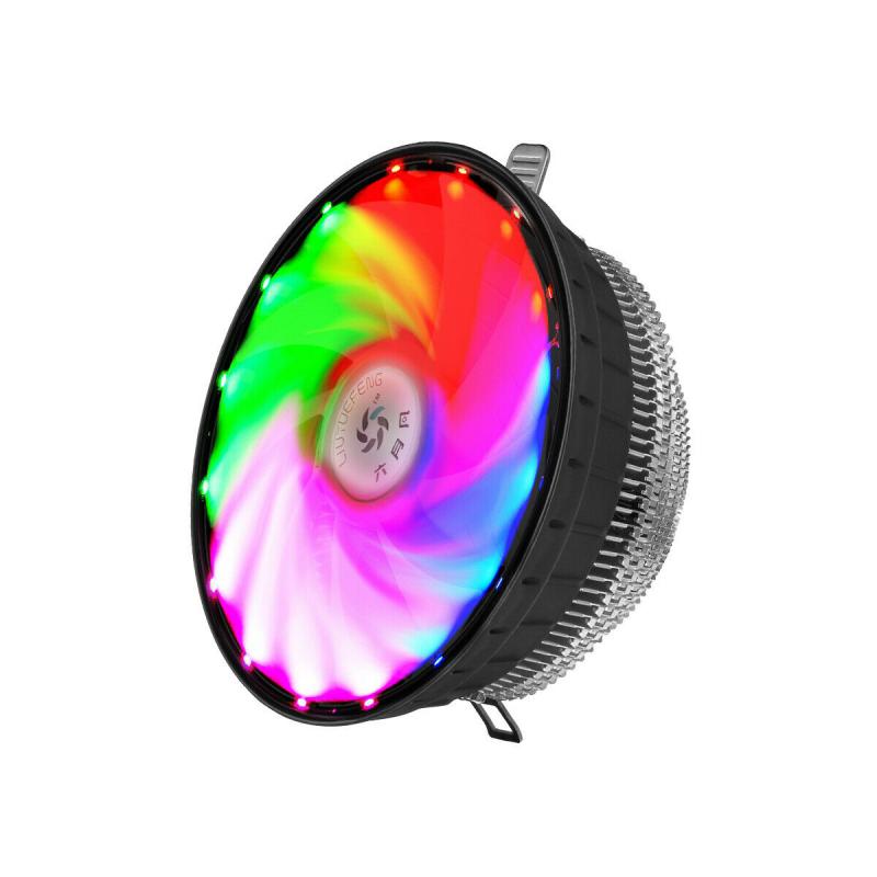 LED Air Cooling 120mm 3 Pin RGB Light PC CPU Cooler 12V Fans Cooling Computer Components RGB Computer Fan: Default Title
