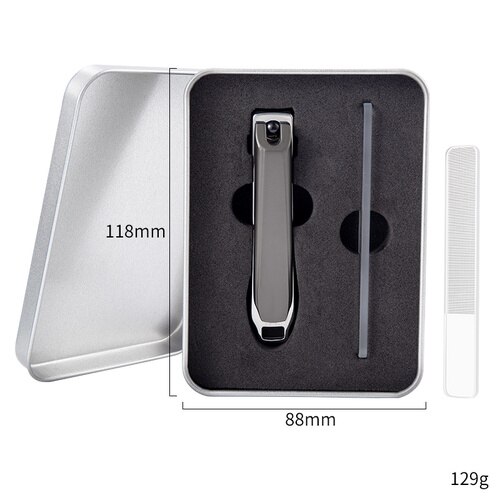 Wide Jaw Nail Clippers Stainless Steel Manicure Cutter Thick Hard Toenail Fingernail Scissors Trimmer Tools: plum