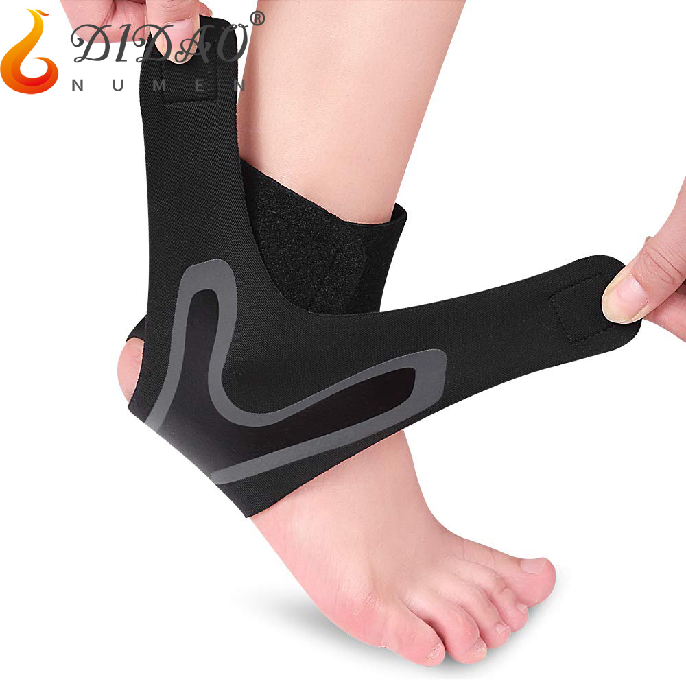 1Pcs Sport Enkelbrace Compressie Ondersteuning Ademend Neopreen Achilles Pezen Pijn Voet Verstuiking Letsel Enkel Wraps