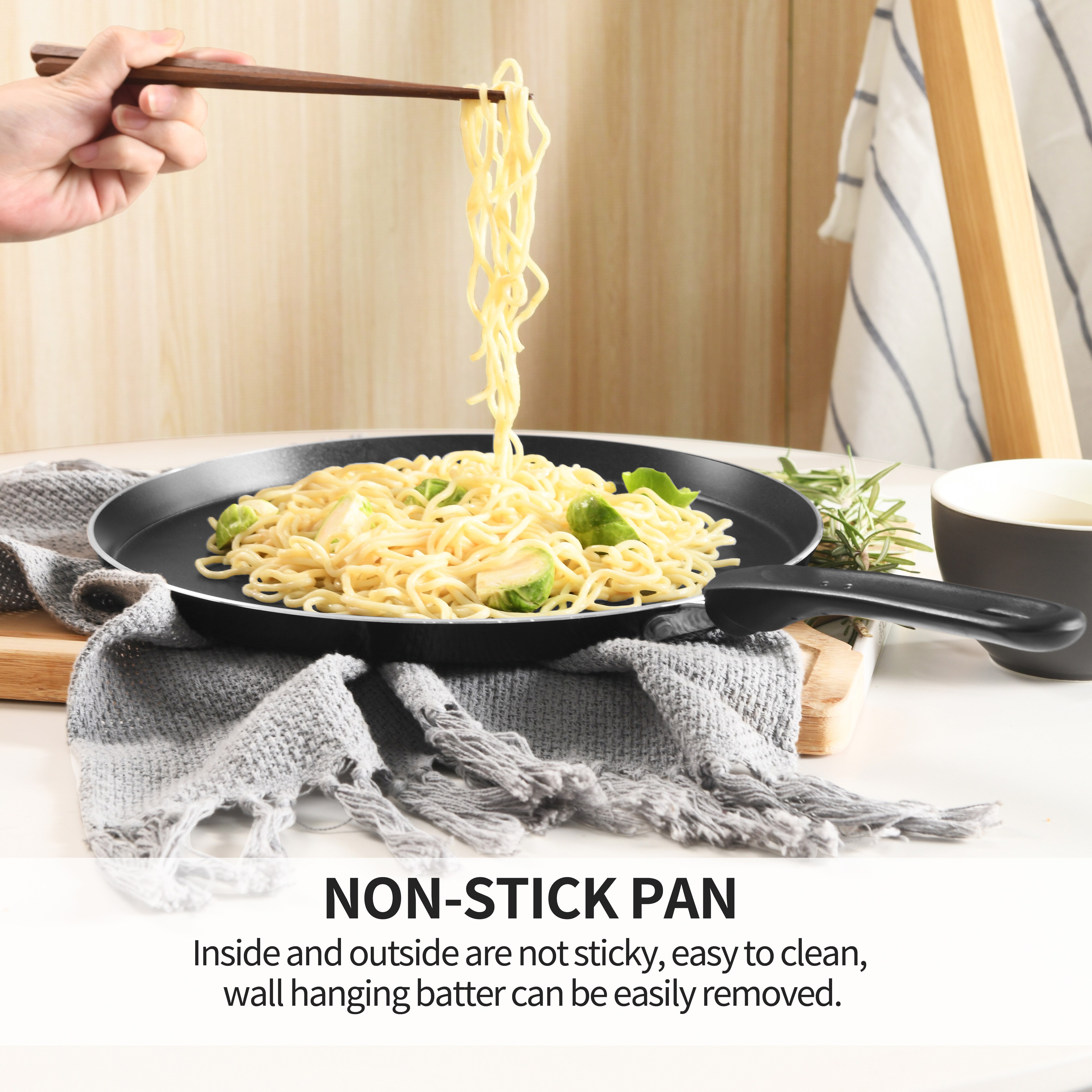 COOKER KING Frying Pan, Nonstick Crepe Pan, Saucepan For Pancake, Kitchen Utensils, Cookware, Induction Cooker, Dishwasher Safe