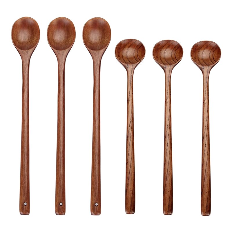 Set Legno Di Teak Fatto A Mano Lusso Cucchiaio Da Cucina In Legno