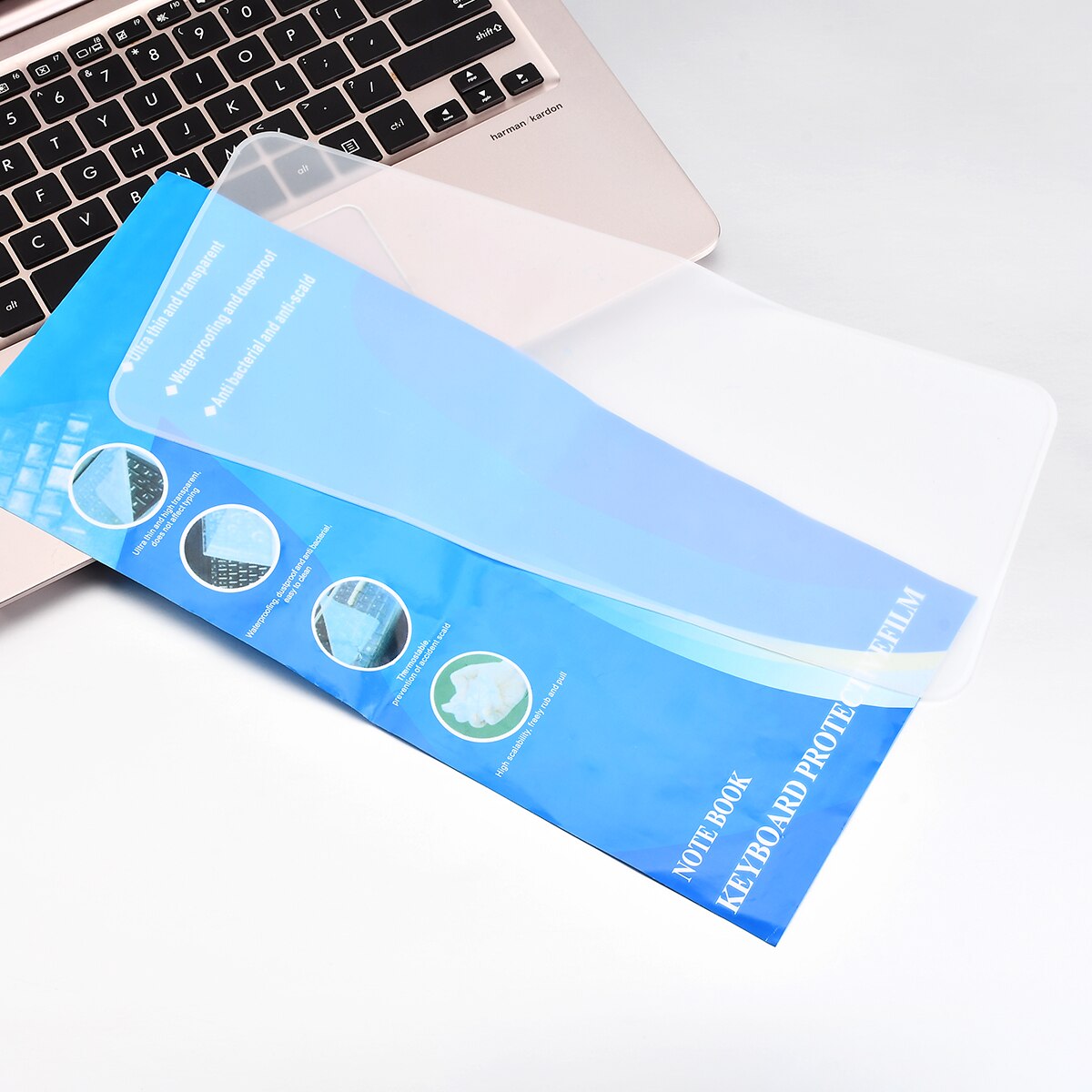 Waterproof Laptop Keyboard Cover Laptop Keyboard Protective Film 13-17 Notebook Keyboard Cover Dustproof Silicone Protector Film