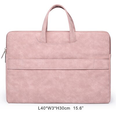 Victoriatourist Laptop tasche 14 ”15,6” männer frauen Geschäft handtasche stilvolle Aktentasche Multi-schicht raum Bote tasche: Rosa (M)