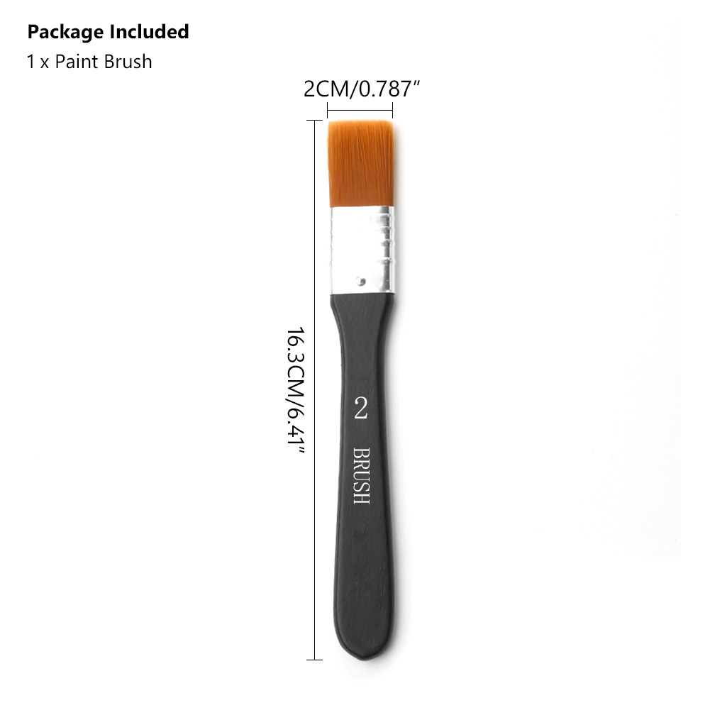 Acrylic 7 style Watercolor Brush Clean Artist Oil Tool Acrylic Painting Set Art Supplies Easy Nylon Paint Brushes: Style 2