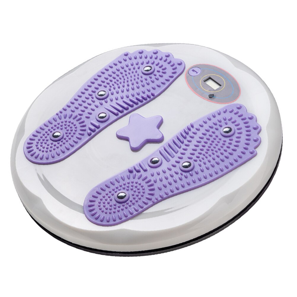 1pc Thin Waist Device Counting Style Twisting Waist Disc Fitness Equipment (Violet): Default Title